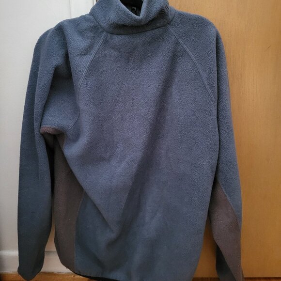 Helly Hansen Unisex Blue and Grey Zip Fleece (Medium) - Picture 3 of 5